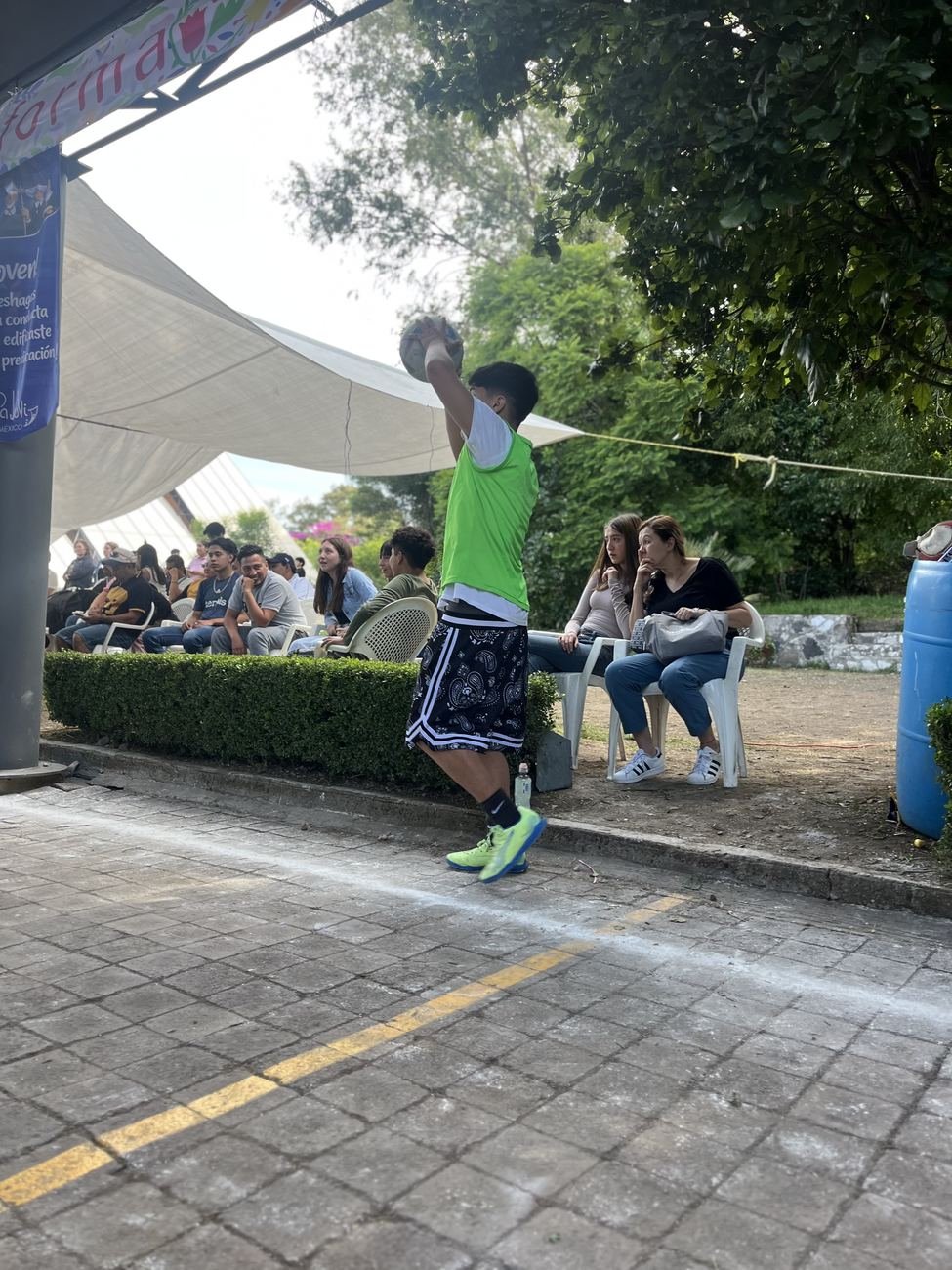 Jugada durante un partido del torneo